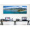 Bâtiments au bord de l'eau, Honolulu, Oahu, Hawaï - impression sur toile tendue