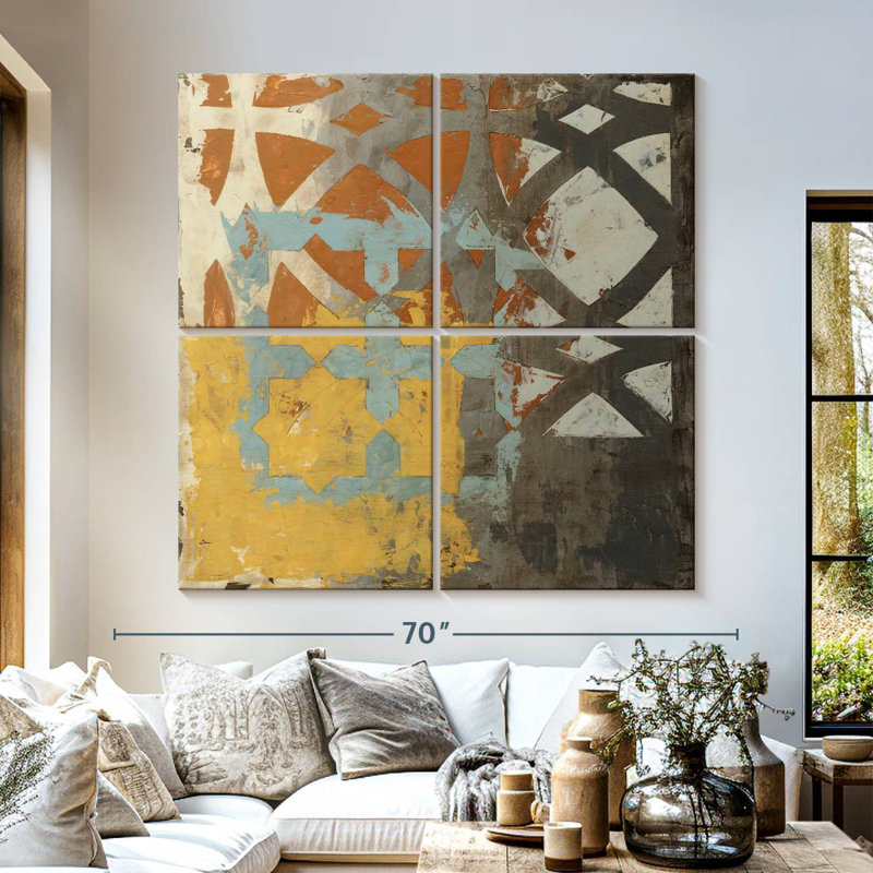 Four Stars II, 57" H x 57" W