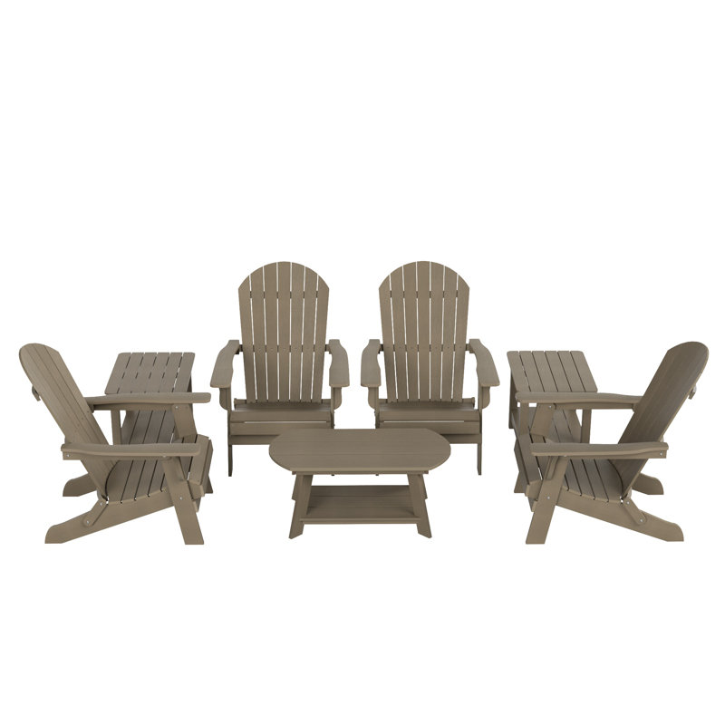 Ensemble de conversation pour 4 personnes Arrlo, Taupe
