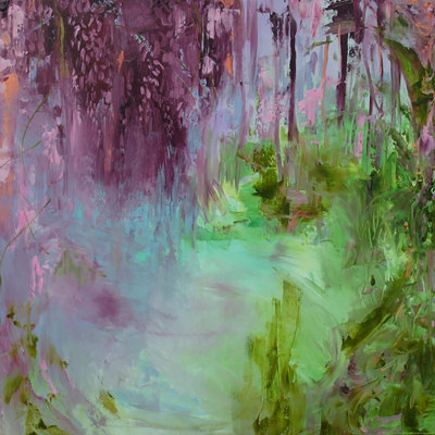 "Wisteria Concerton" par Annie Flynn, reproduction d’art