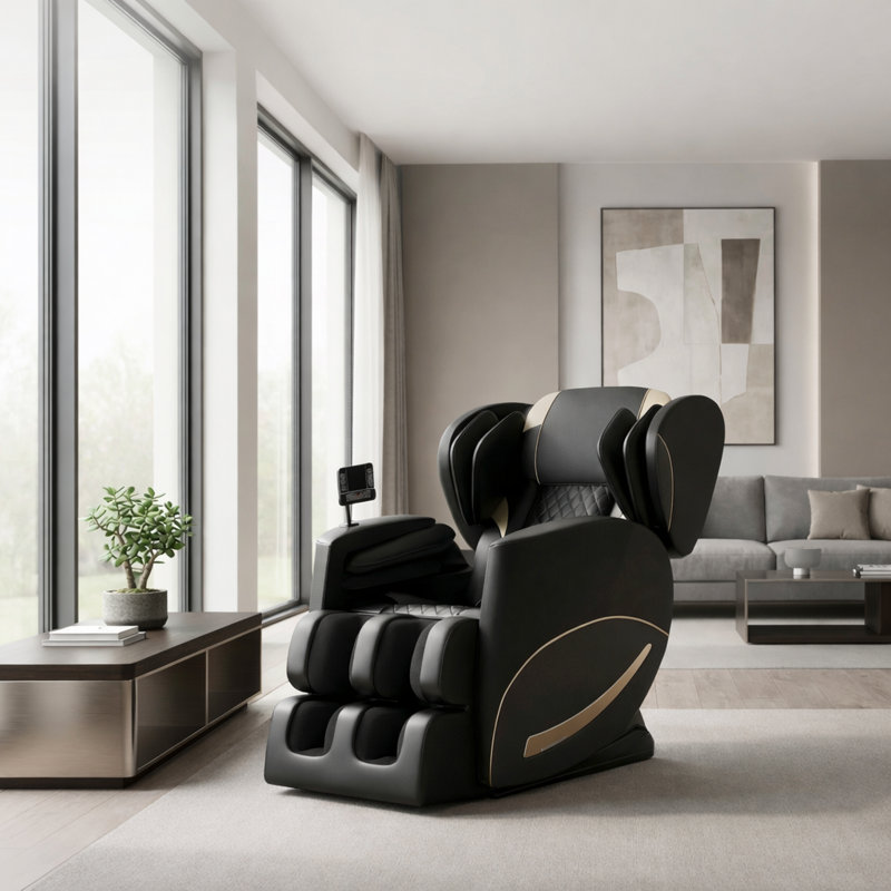 Fauteuil inclinable de massage complet du corps avec zéro gravité