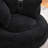 55.1" Oversized Round Bean Bag Chair for Adults, Plush Faux Fur Lounge Chair, Large Comfy Bean Bag with Compressed Foam Filling, Cozy Reading & Gaming Floor Chair for Bedroom & Living Room-1900930175-1900930172