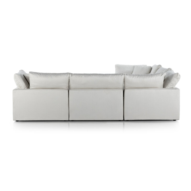 Stevie Modular Sectional, Anders Ivory Polyester
