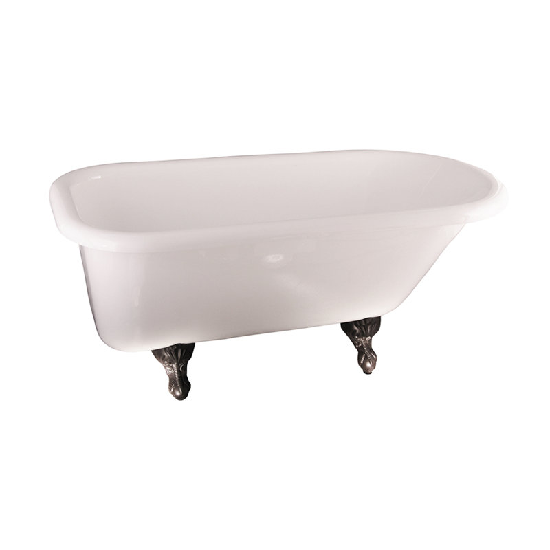 60'' x 30'' Soaking Acrylic Bathtub, Oil Rubbed Bronze