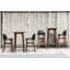 Bund Upholstered Stool with Solid Wood Frame