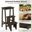 Oakgrove 3 - Step Wood Folding Step Stool-1973028344