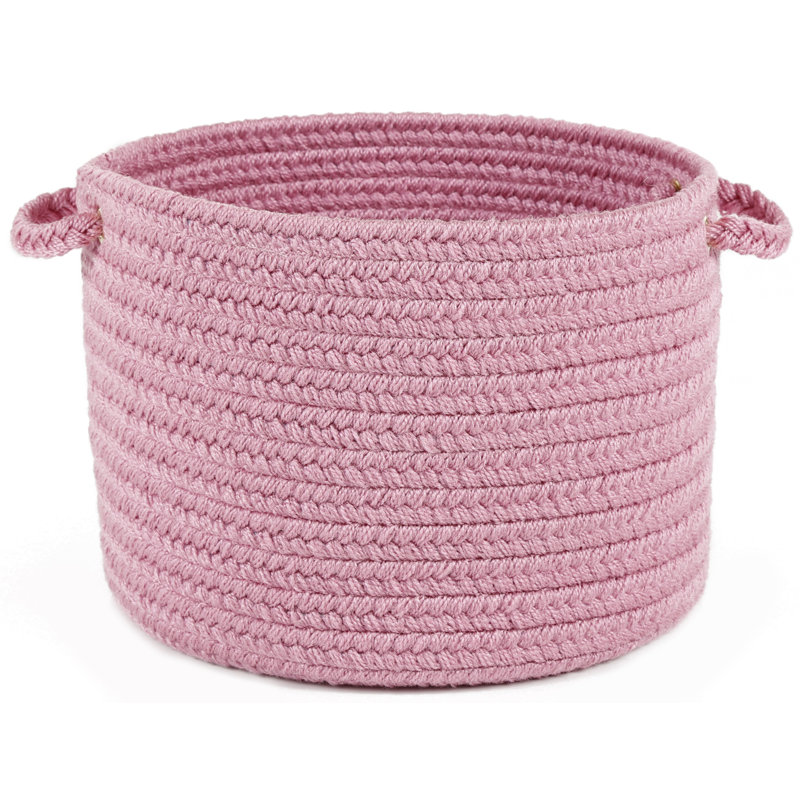 Panier Misha, H 8 po x l 10 po x P 10 po, Rose