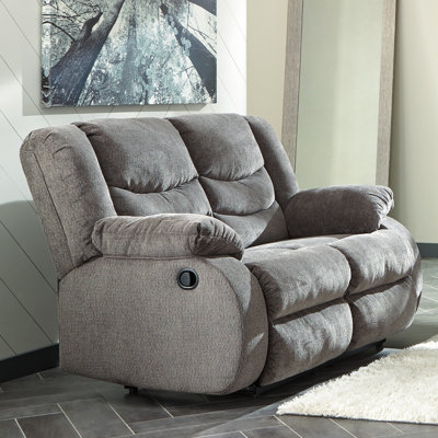 Upholstered Reclining Loveseat 