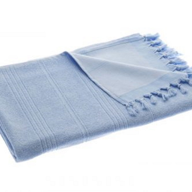 Anneliese 100% Cotton Bath Towel, Light Blue