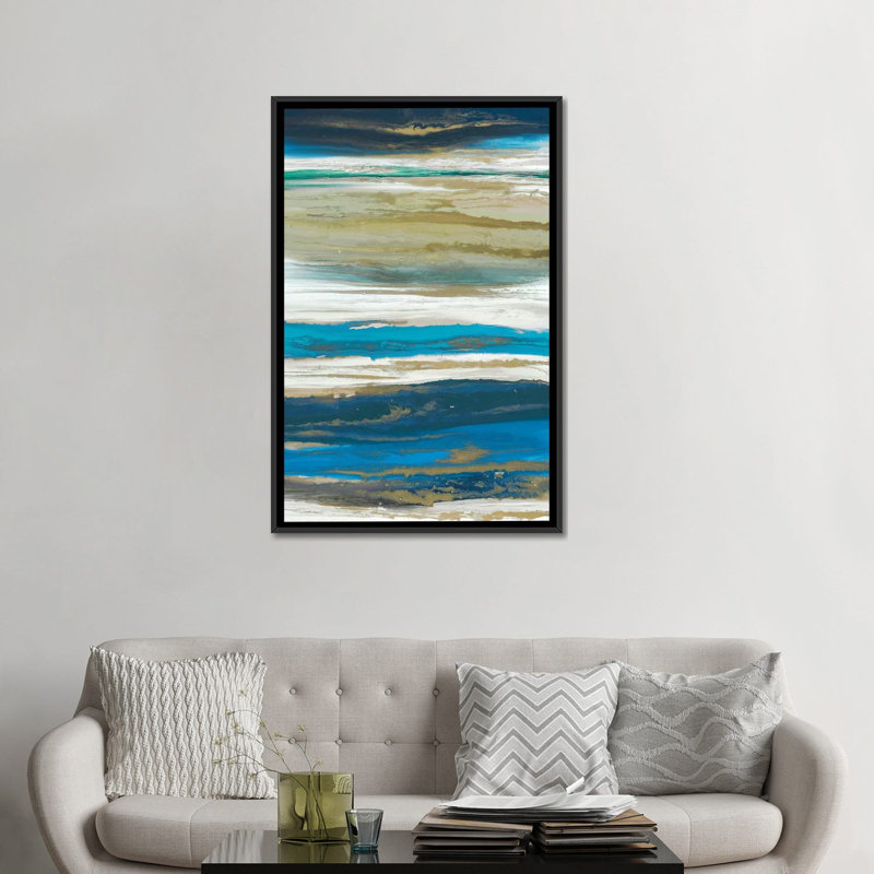 « spring aube », reproduction d’art sur toile, H 26 po x l 18 po x P 1,5 po, Toile avec cadre noir