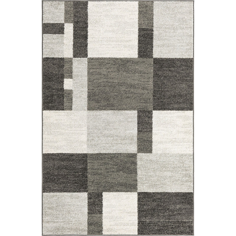 Tapis abstrait ensembles en beige, Rectangle 5 pi 3 po x 8 pi
