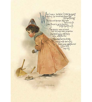 «When I Was a Bachelor» par Maud Humphrey, reproduction d'art