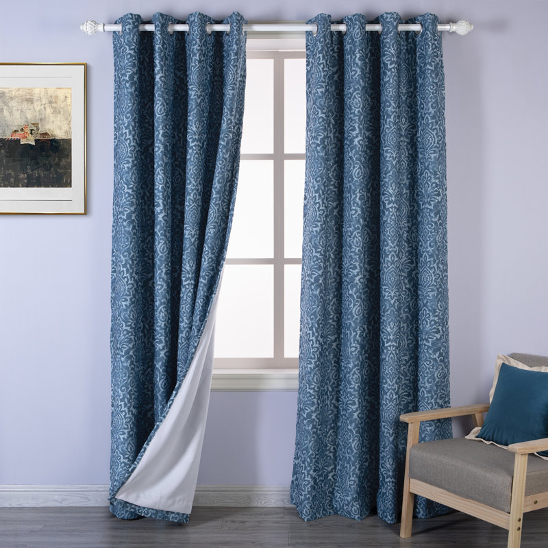 Sanor Room Darkening Pair, Blue