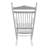 Balcony Porch Adult Rocking Chair - White-1774185836