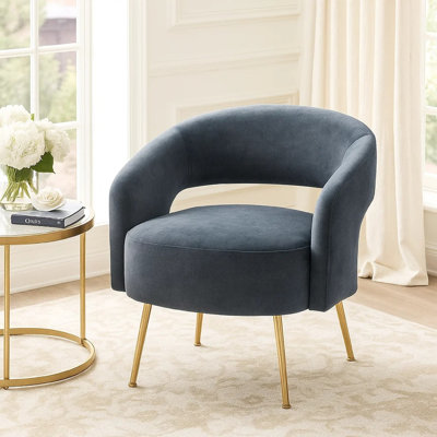 Fauteuil d'appoint 27,5 po Candide Modern Glam