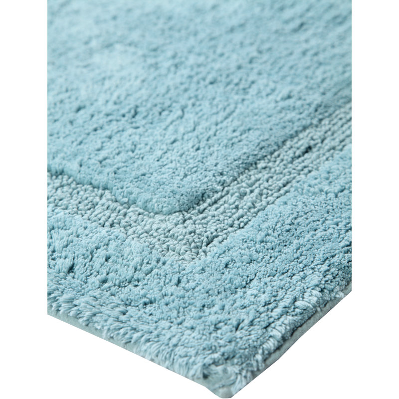 Tapis pour salle de bain Pullum,  Bleu, 50 po x 30 po