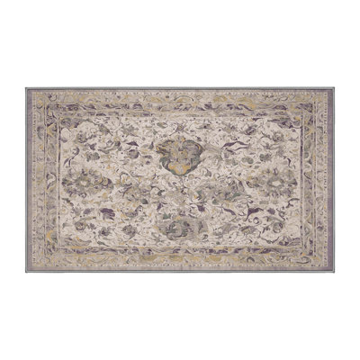 Tapis gris lavable à la machine