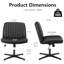 Chaises à pieds croisés sans accoudoirs Criss-124400799-124400801