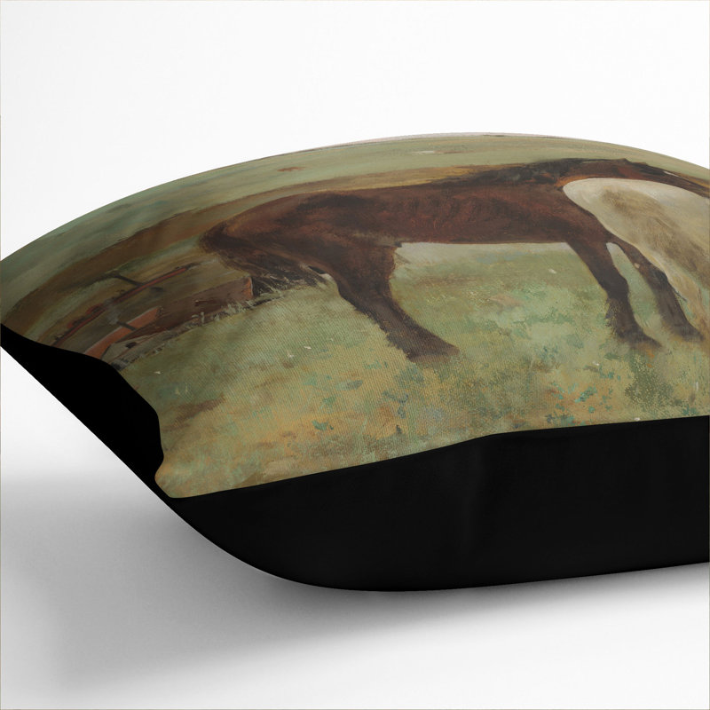 Square Cushion, 40cm H x 40cm W x 15cm D, Black