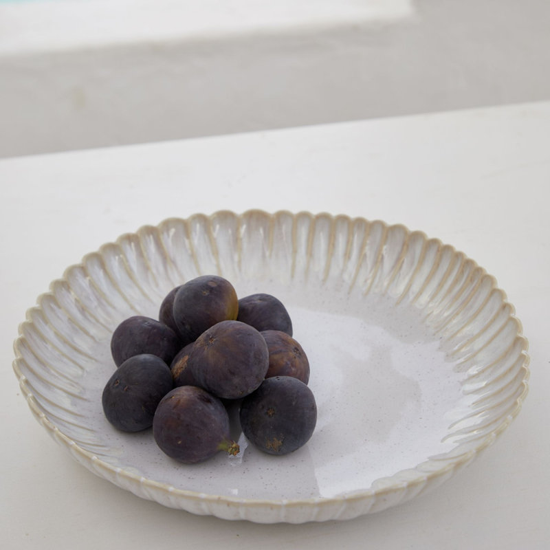 Costa Nova Mallorca Serving Bowl, Sand Beige