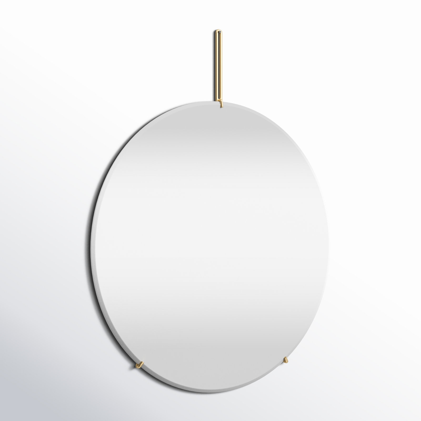 Galactic Stainless Steel Accent Mirror, 39.25" x 31.5"