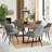 Bhagirath 31.5'' W 6-Person Rectangular Dining Set-1813835161-1837856884