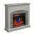 duraflame Wall Mantel Electric Fireplace, Fairfax Oak