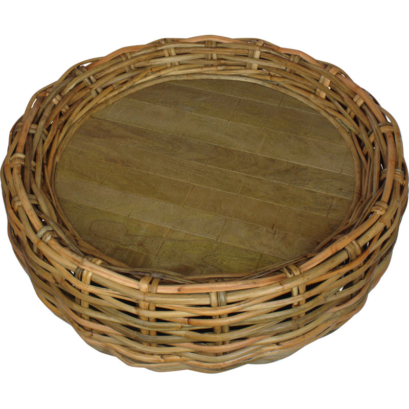 Table basse en bois massif, Brun
