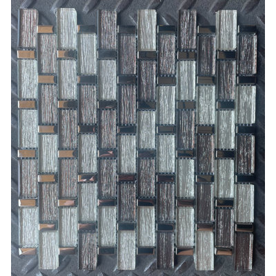 Glass Brick Joint Mosaic Wall Tile