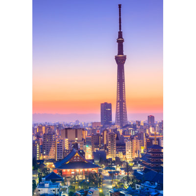 Tokyo Sunrise - Wrapped Canvas Print