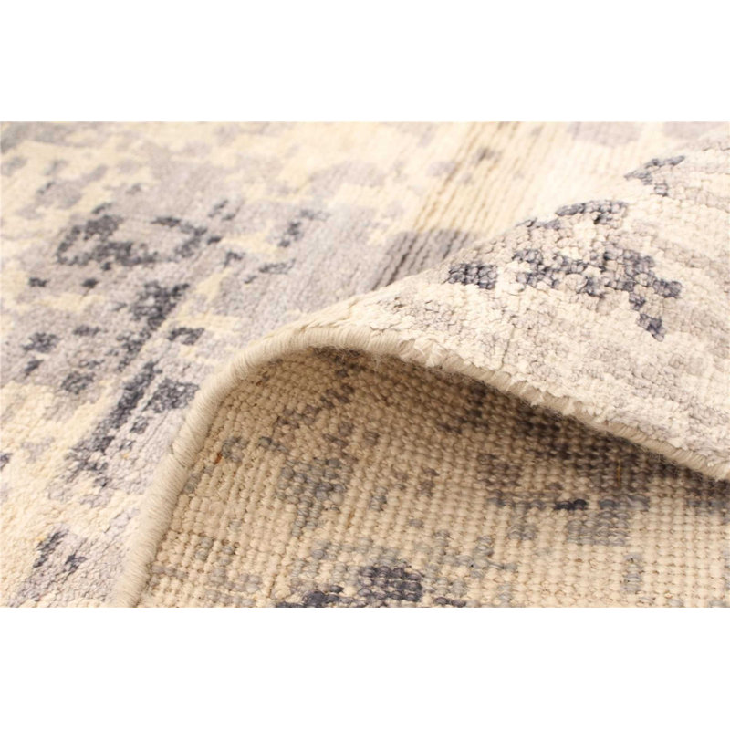 Fıratcan One-of-a-Kind 3'10" X 5'11" 2010s Wool Area Rug in Cream