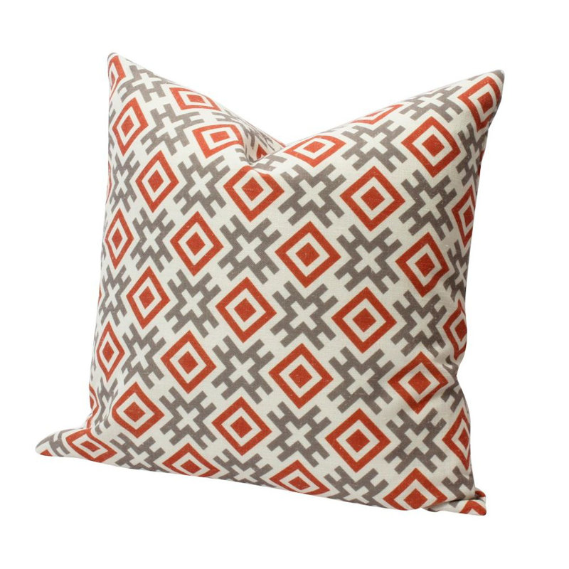 Coussin décoratif décoratif, gris, Polyester/ Bourre en polyester