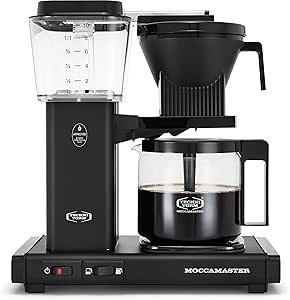 Technivorm Moccamaster 53948 KBGV Select 10-Cup Coffee Maker, Matte Black, Matte Black