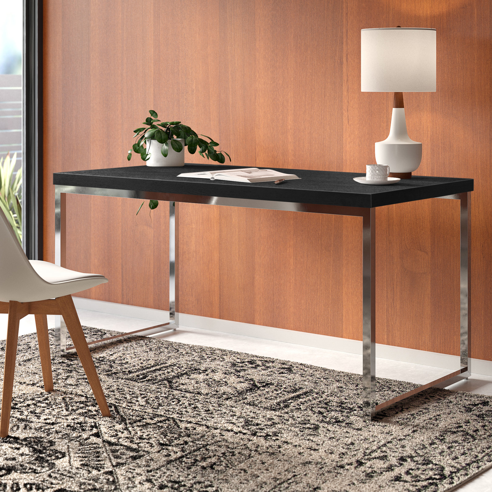 Adil Writing Desk, Black