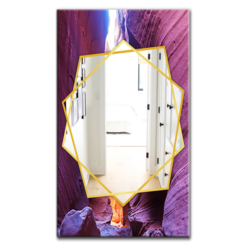  Miroir mural, H 39,4 po x l 29,5 po, Abstrait 2