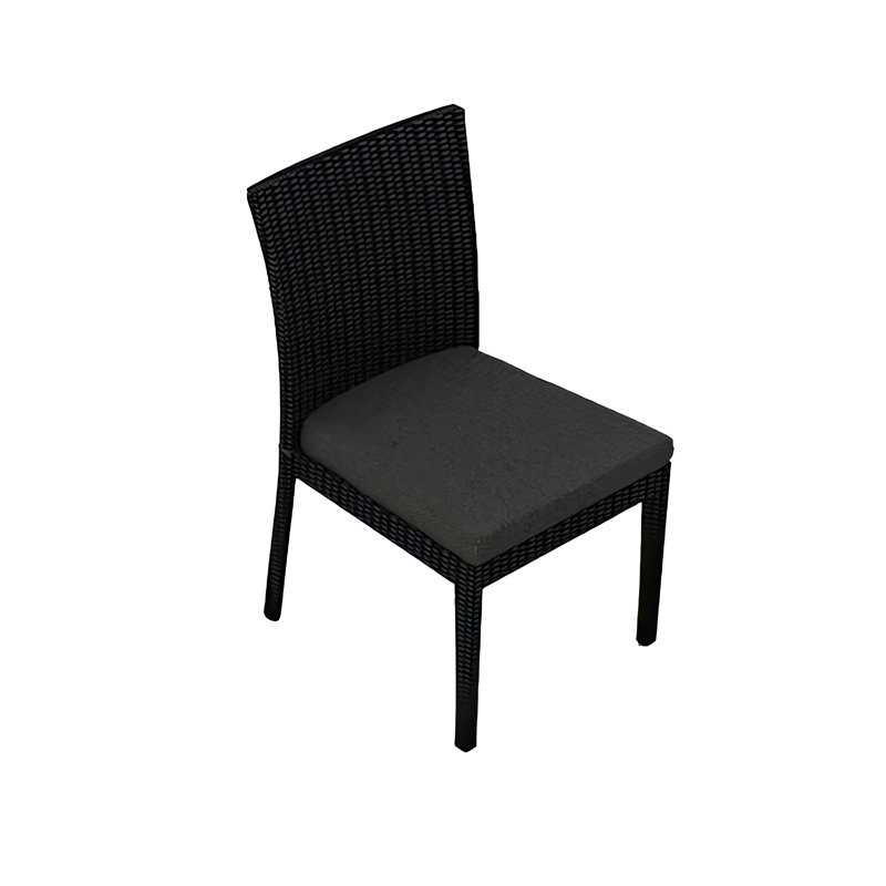 Chaise de patio Kaneb, Toile gris anthracite Sunbrella®