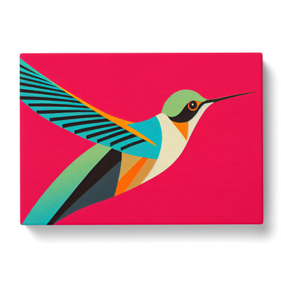 Hummingbird Art - Wrapped Canvas Print