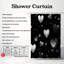 Rideau de douche Simple Heart - Premium-903782826