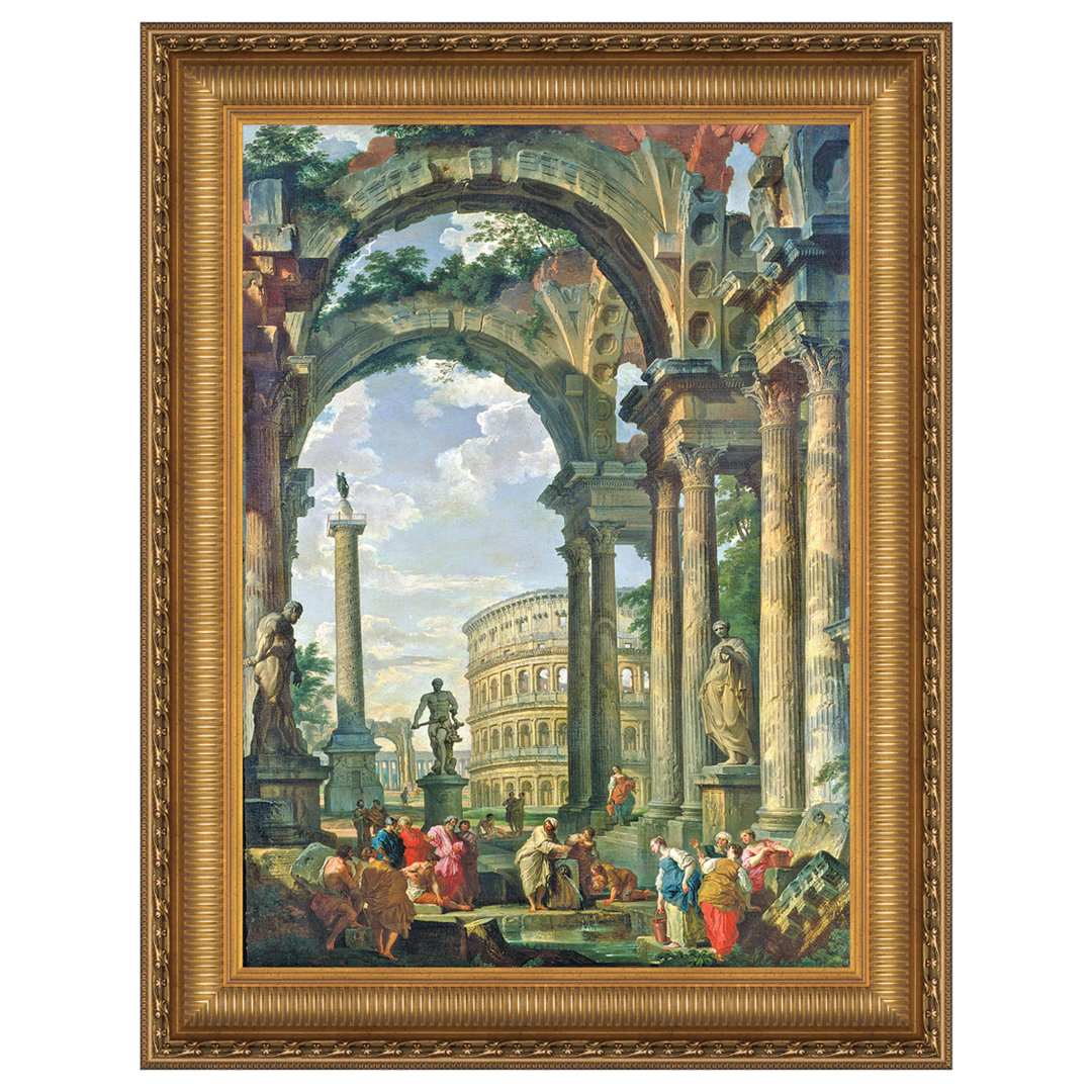 " Roman Capriccio, 1735 " by Giovanni Paolo Panini Vault W Artwork 