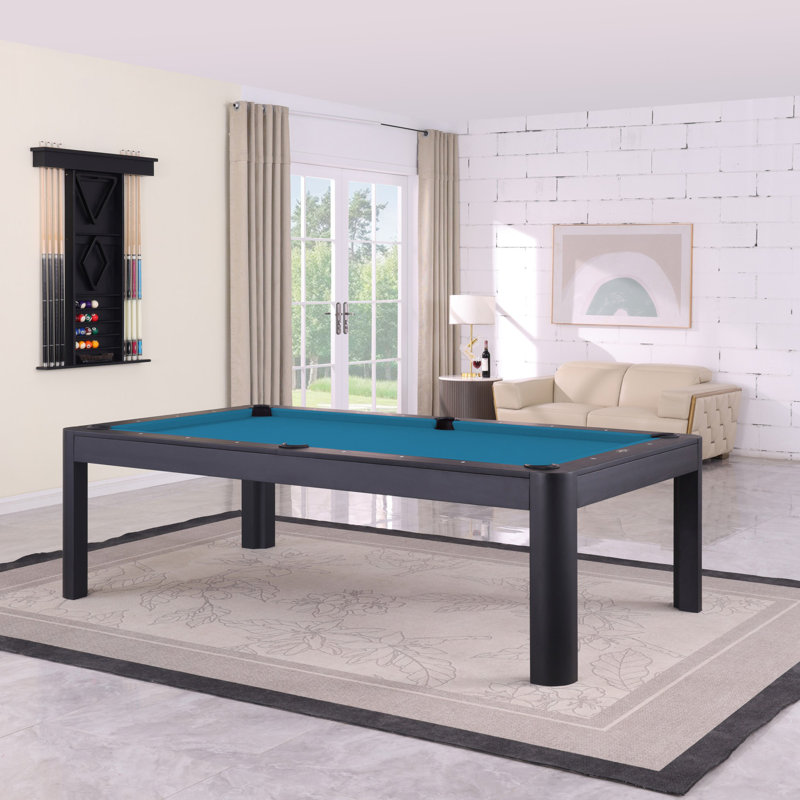 Table de billard en ardoise noire Cadora Duo, Bleu tournoi, Non, 7 pi