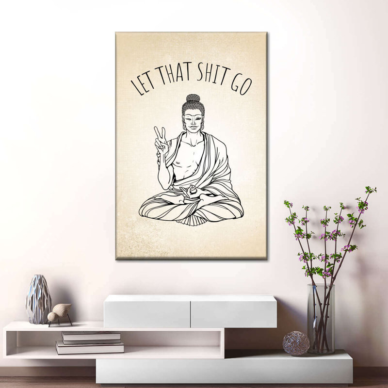 Impression sur toile Kemble Modern Buddha, L 24 po x H 16 po