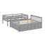 Bunk Bed With Trundle, Separable Bunk Bed With Drawers-1309977719