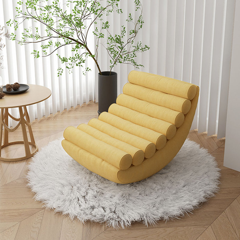 Cream-style bedroom and living room sofa chair