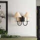 Helio 2 Light Steel Dimmable Candle Wall Light
