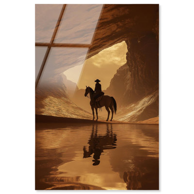 «Desert Rider», impression acrylique par Notoriart, prête à être accrochée
