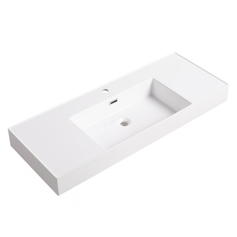 Lavabo de salle de bain 48 po en résine (GRB48120MMO)