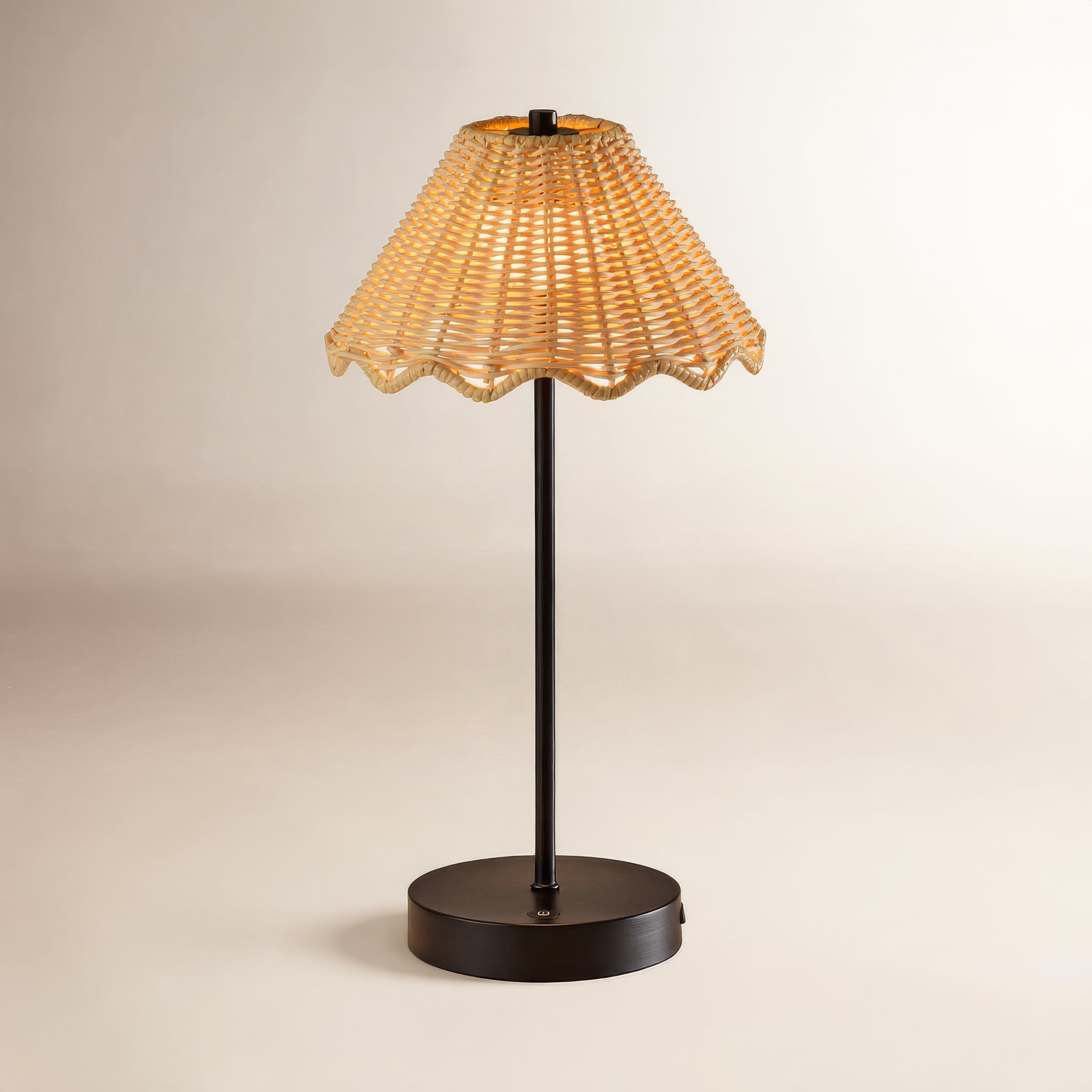 LED Cordless Table Lamp, Matte Black