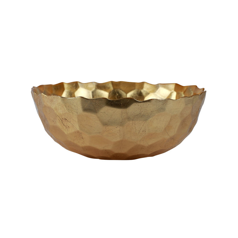 Grand bol en verre Rufolo, Or