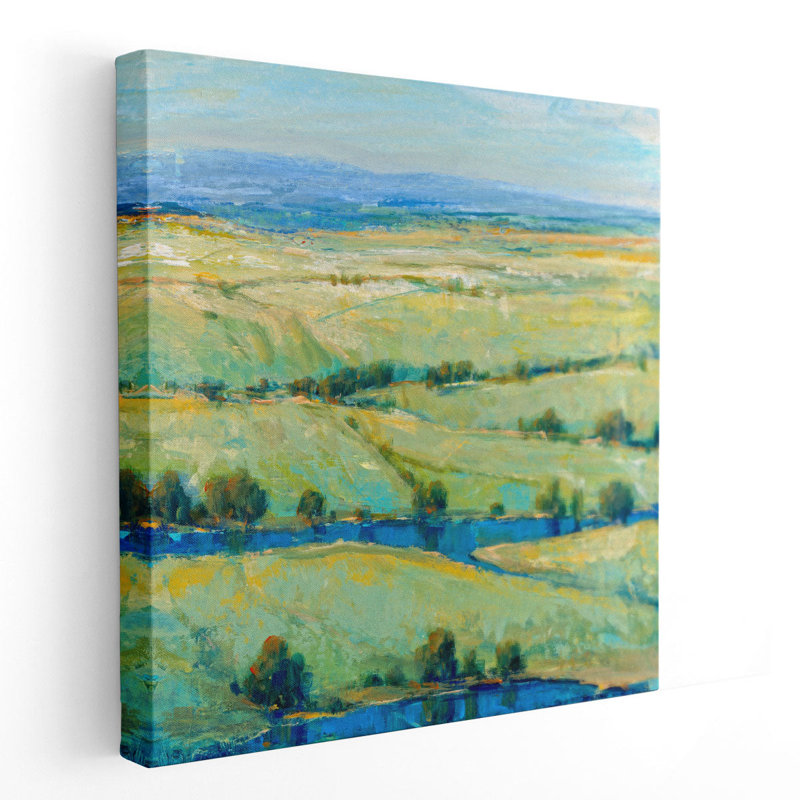 «Green River Bend II», reproduction d'art sur toile, H 12 po x l 12 po