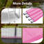 Trampoline AOTOB 12FT pour enfants / adultes, trampoline 1400 LBS avec filet de sécurité / échelle Backyard, rose